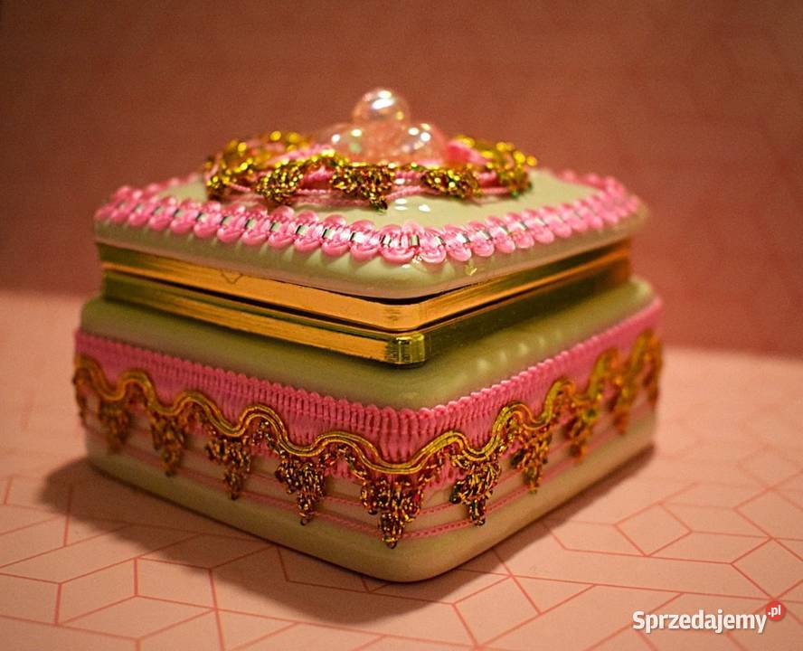 Ceramiczna szkatułka na drobiazgi nowa Pozostałe Chełmno sprzedam