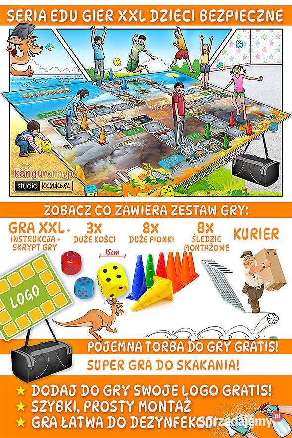 Gra XXL SYTUACJA KRYZYSOWA DZIECI do skakania Dla dzieci