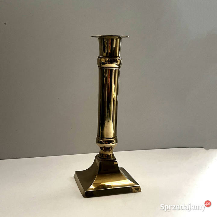 Antyczny mosiężny lichtarz klasycystycznym Warszawa