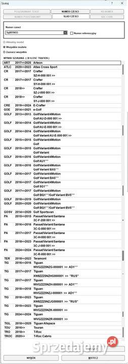 Filtr kabinowy 5q0819653 VWAudiSeatSkoda