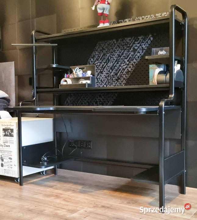 Ikea Fredde Biurko Gamingowe czarne śląskie Sosnowiec