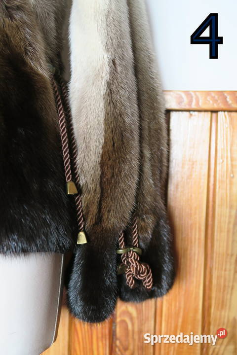 Kurtka z norek norki cieniowane grzbiety Futro Katowice sprzedam