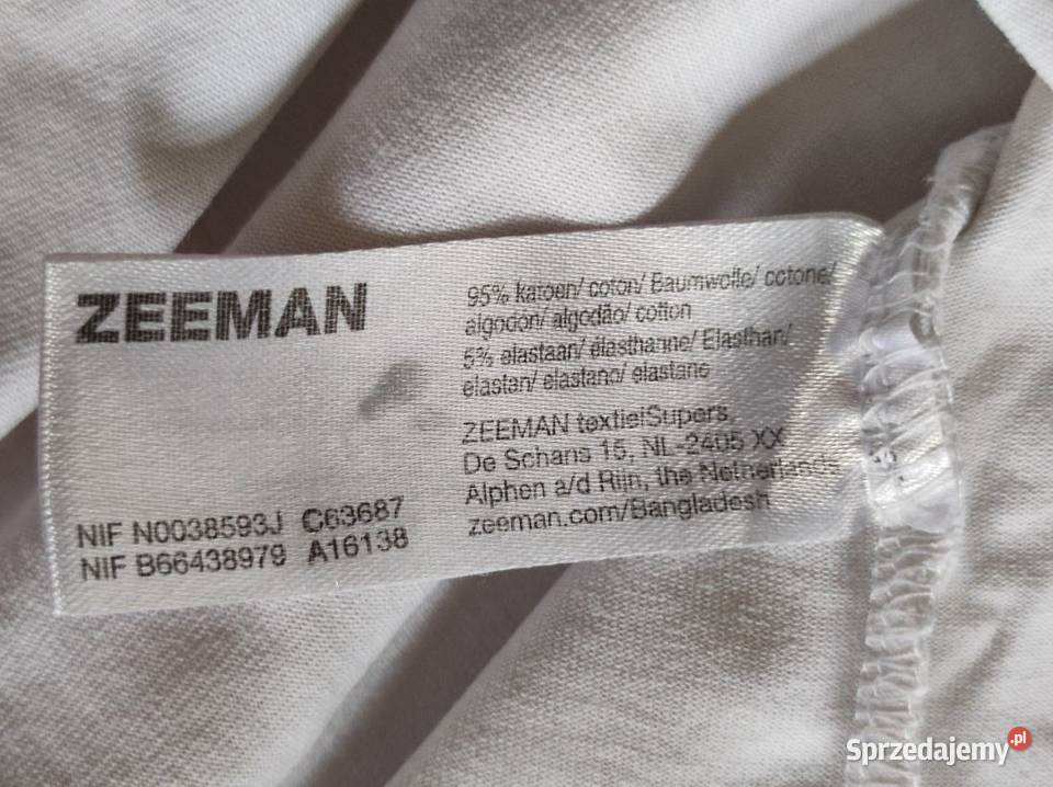 biała klasyczna koszulka letnia tshirt bluzka świętokrzyskie Kielce