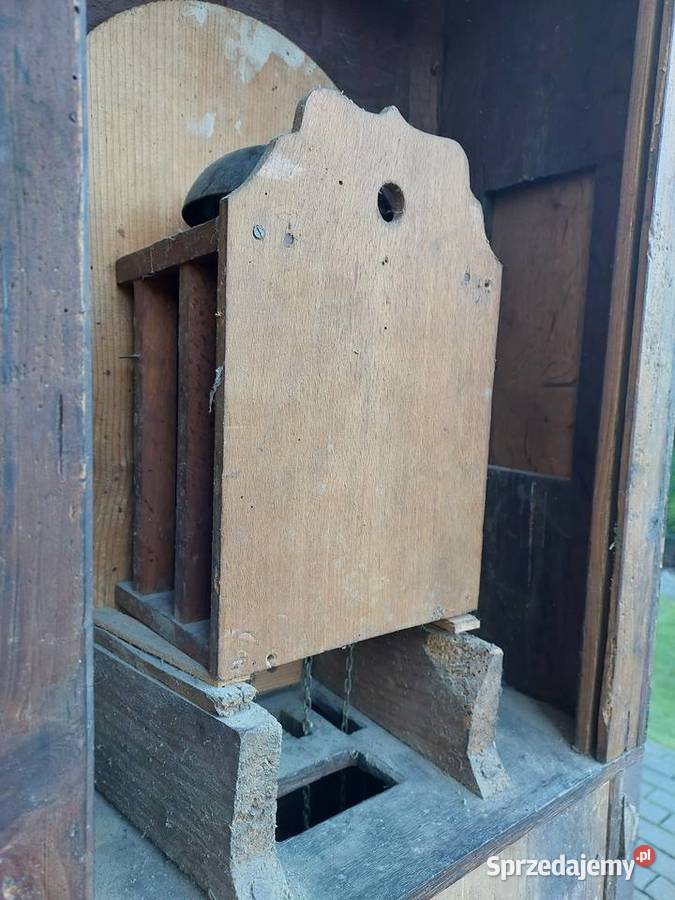 129 Zabytkowy zegar podłogowy mechanizm Tczew