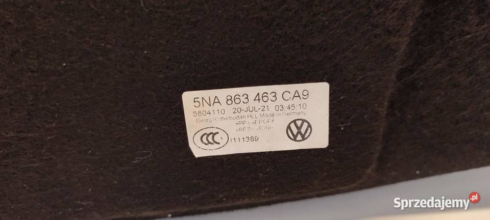 VW TIGUAN II PODŁOGA BAGAŻNIKA 5NA863463C dolnośląskie