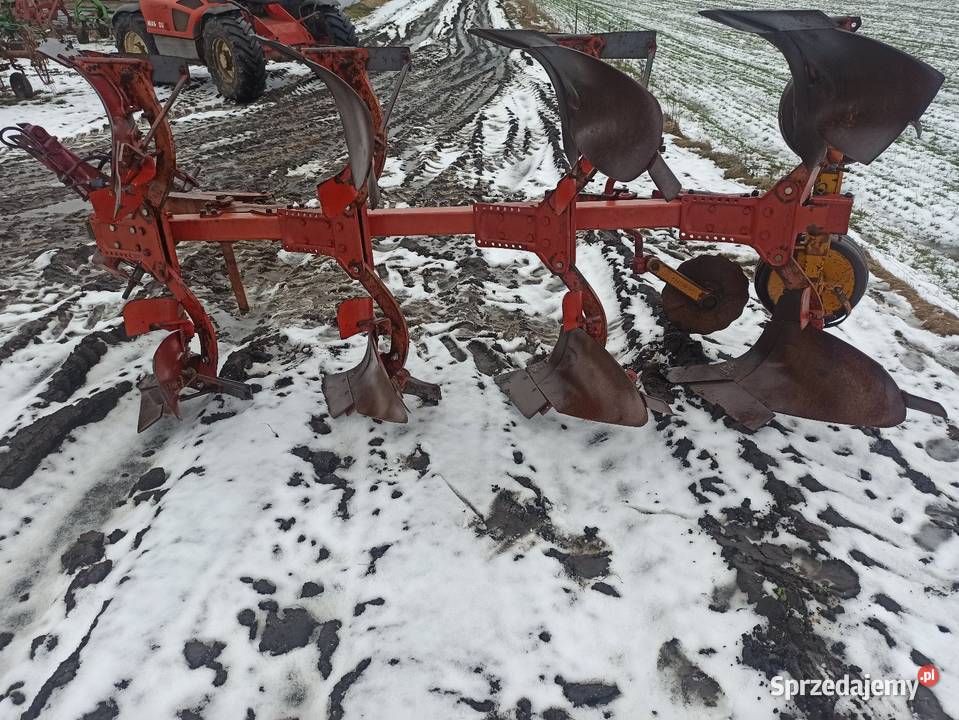 Pług 4 skibowy Landsberg nieuszkodzony dolnośląskie Chojnów