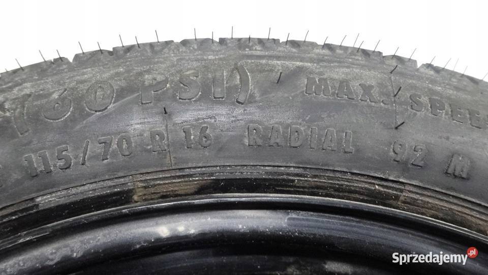 OPEL VECTRA C koło dojazdowe 1157016 92M 5x110 świętokrzyskie