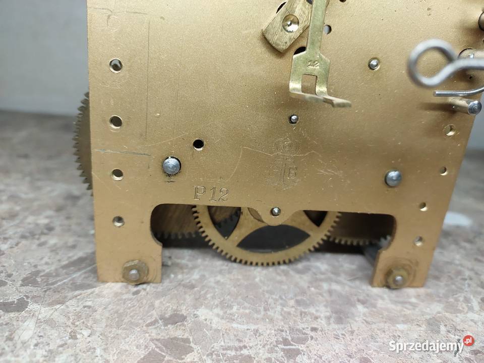 M160 Mechanizm starego zegara Gustav Becker GB Tczew