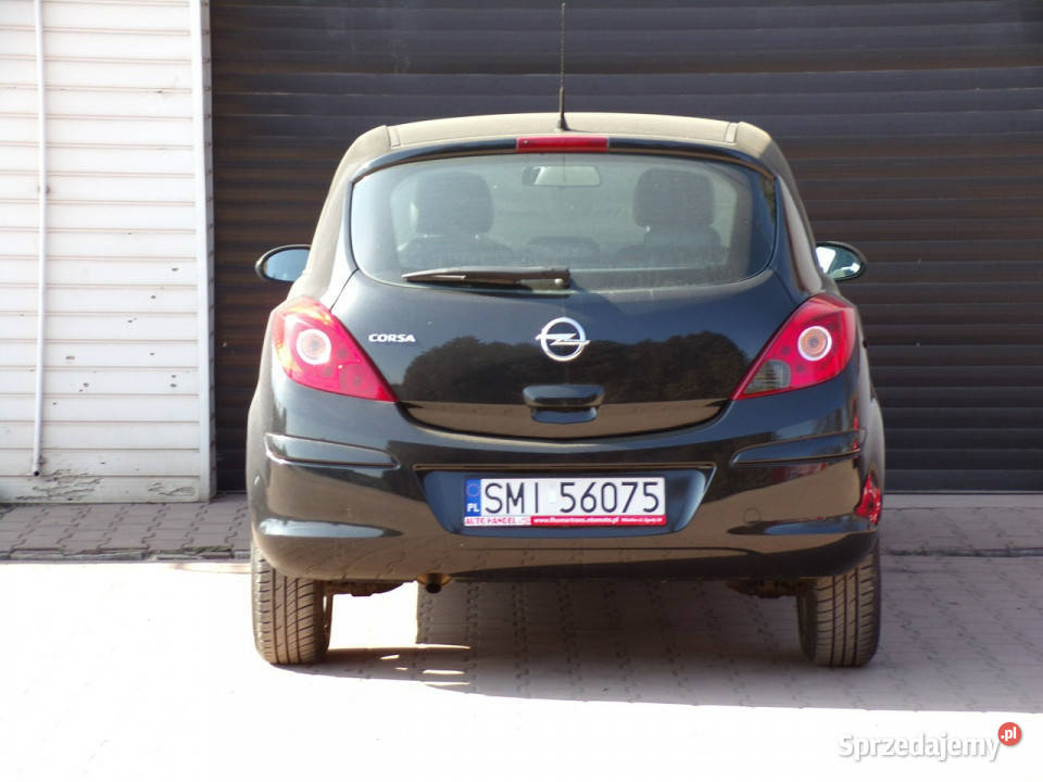 Opel Corsa Klimatyzacja Gwarancja 12 70 2014 D czarny śląskie Mikołów sprzedam