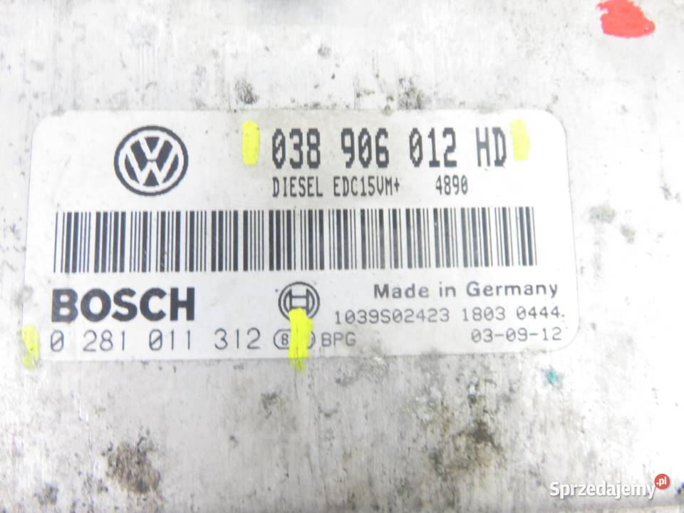 STEROWNIK SEAT LEON I 1M1 19 TDI 90 ALH