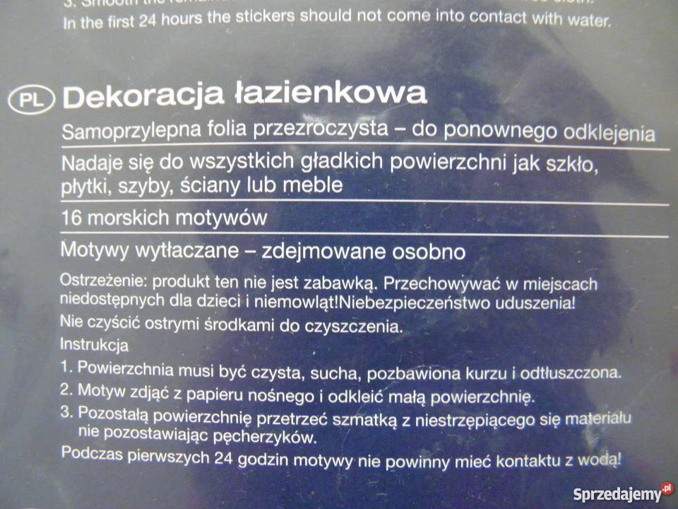 nowych naklejek łazienkowych Akcesoria łazienkowe