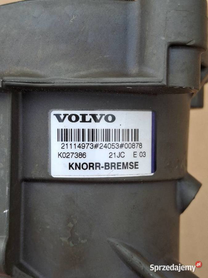 VOLVO FH4 FM FMX ZAWÓR GŁÓWNY HAMULCA K027386 lubuskie Bieleń
