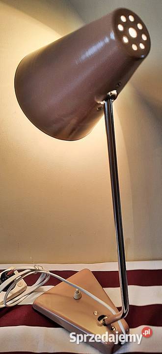 Lampa na biurko ZAOS typ St16 z lat PRL Ostrów Wielkopolski
