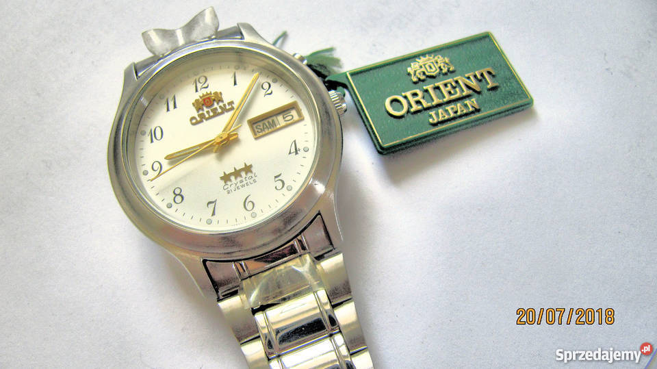 11 ZegarZegarek Orient crystal 21automat biała opolskie