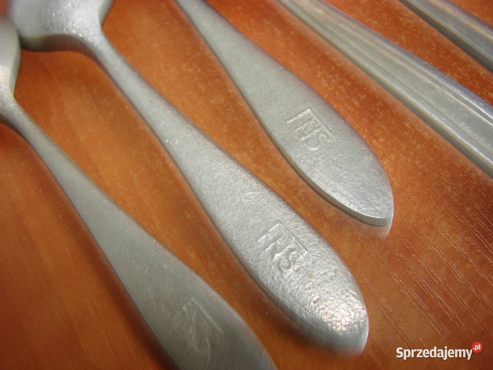 aluminiowe łyżeczki PRL Pruszcz Gdański