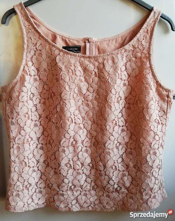 elegancka bluzka damska top koszulka Taifun bez Kwiatki Moda i Styl Budy Barcząckie