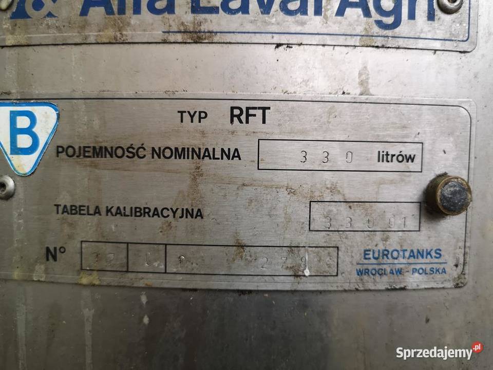 Chłodnia Schładzarka Do Mleka Alfa Laval Agri Swarzędz