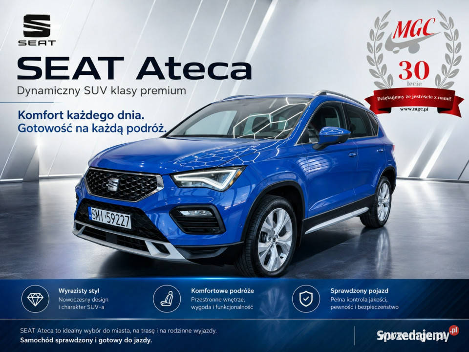 Seat Ateca Seat Ateca 20 TSI 4Drive DSG OPF Łaziska Górne