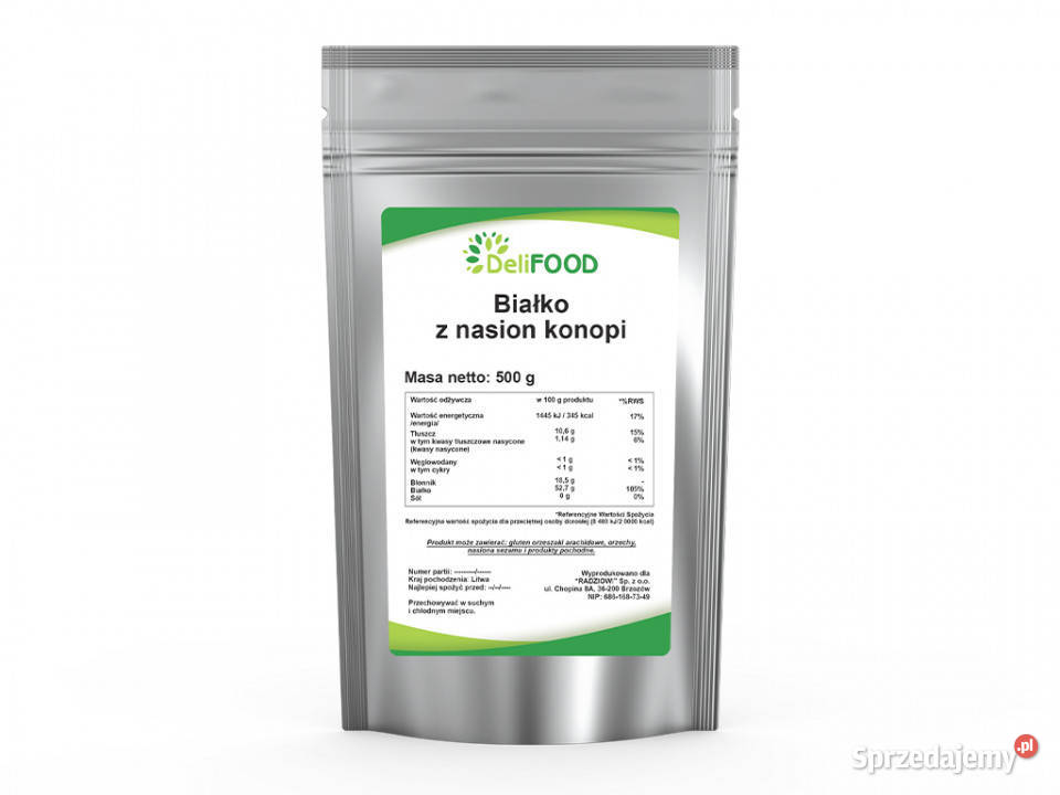 Białko konopne 500g podkarpackie