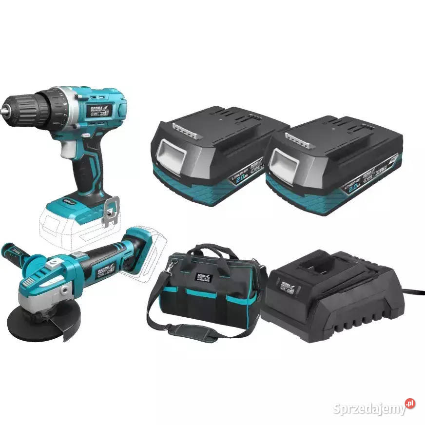 ZESTAW AKUMULATOROWY 18V DEDRA SASALL DED7013 Wiertarki i wkrętarki