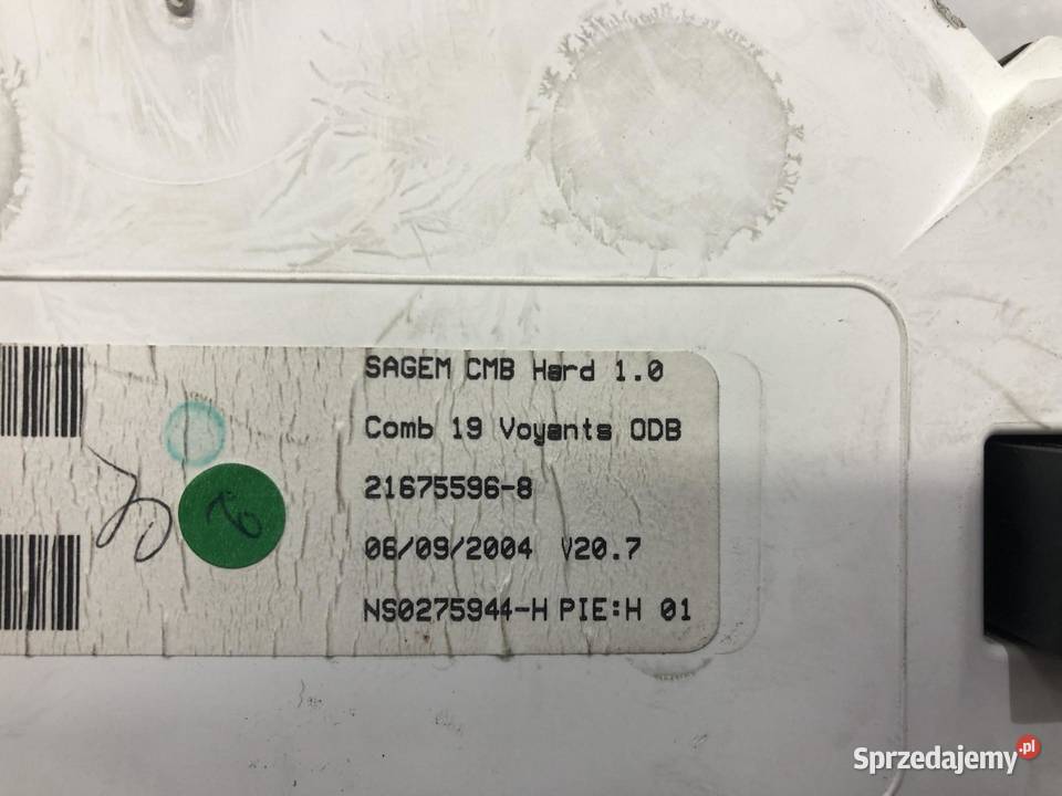 LICZNIK ZEGARY CITROEN C2 P9652008080 EU Liczniki i zegary