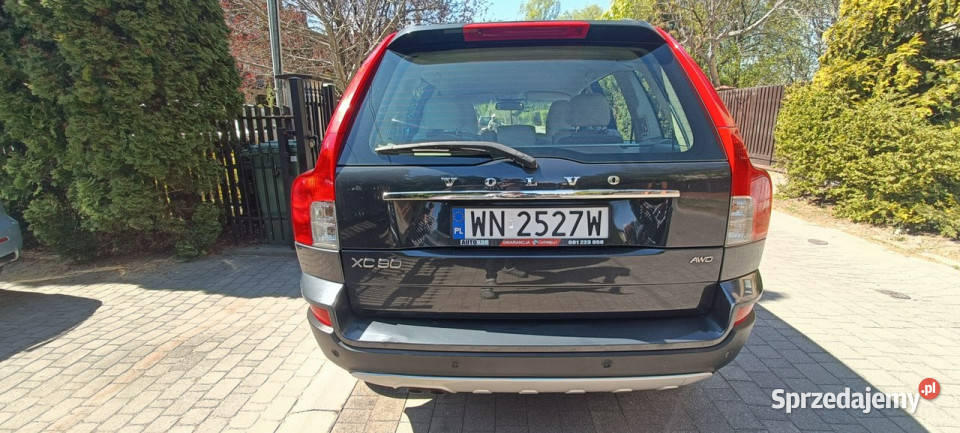 Volvo XC 90 24 D5 AWD Polar Plusautomatskóra7 nieuszkodzony Warszawa sprzedam