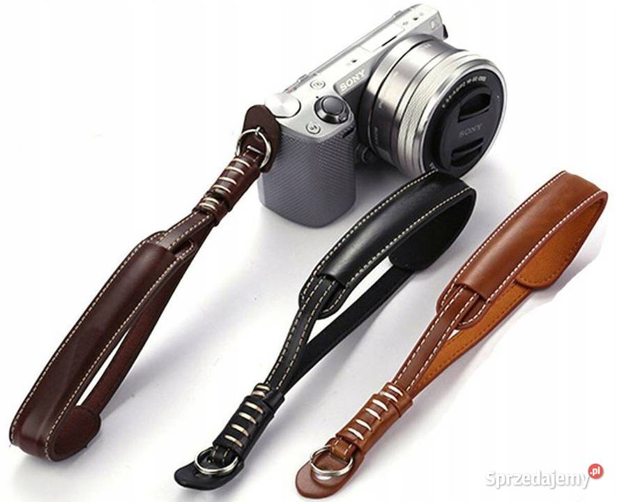 Smycz do aparatu fotograficznego skóra lanyard Warszawa