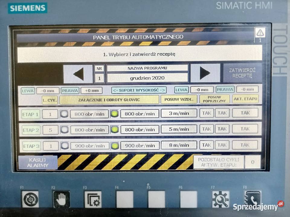 Automat polerski do lakieru frontów meblowych wielkopolskie Gizałki