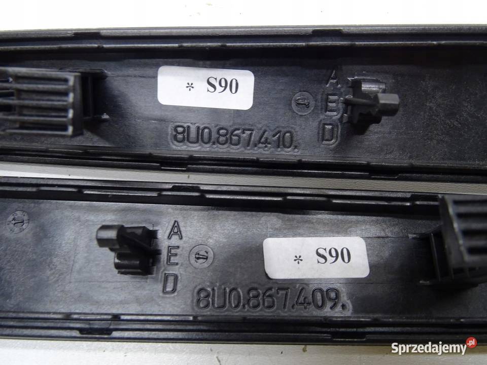 LISTWA DEKOR BOCZKA DRZWI KOMPLET AUDI Q3 8U
