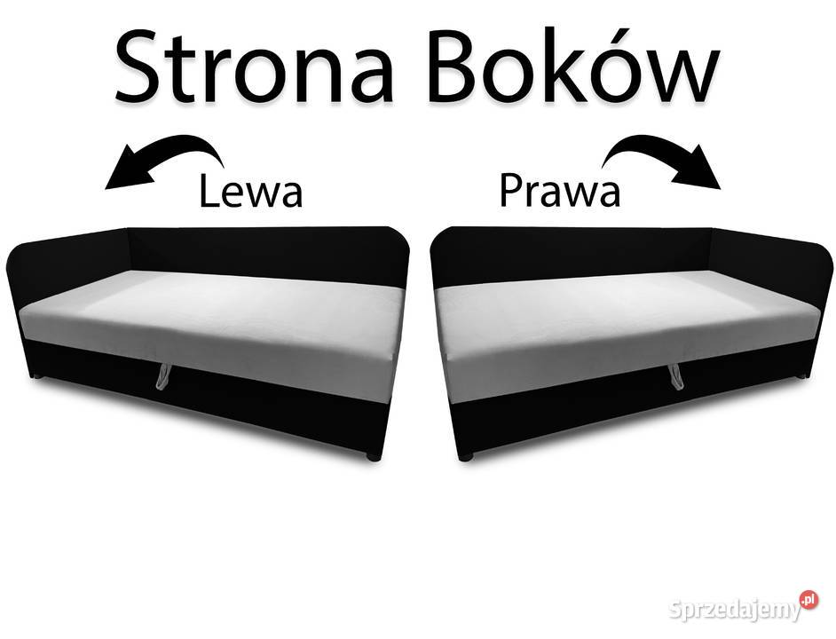 Łóżko dziecięce 80x200 z zagłówkiem i bokiem