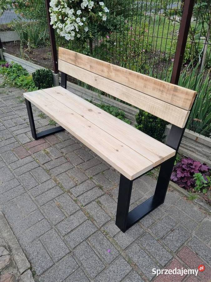 Ławka ogrodowa loft