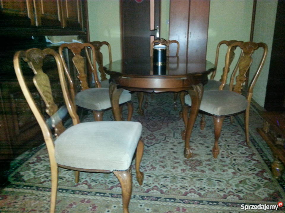 Stół i 6 Krzeseł Chippendales Czajków sprzedam