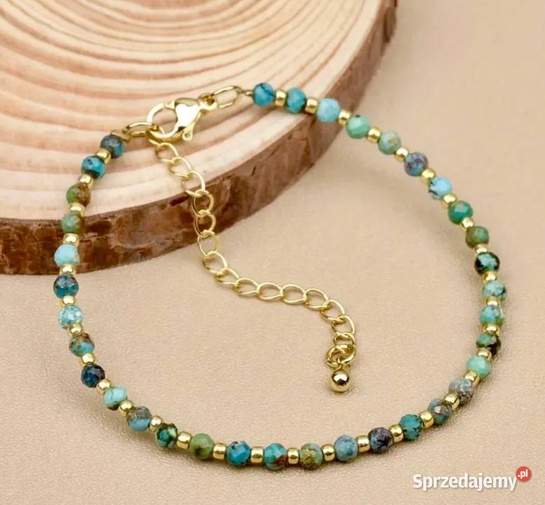 Bransoletka Turkus 3mm Sochaczew sprzedam