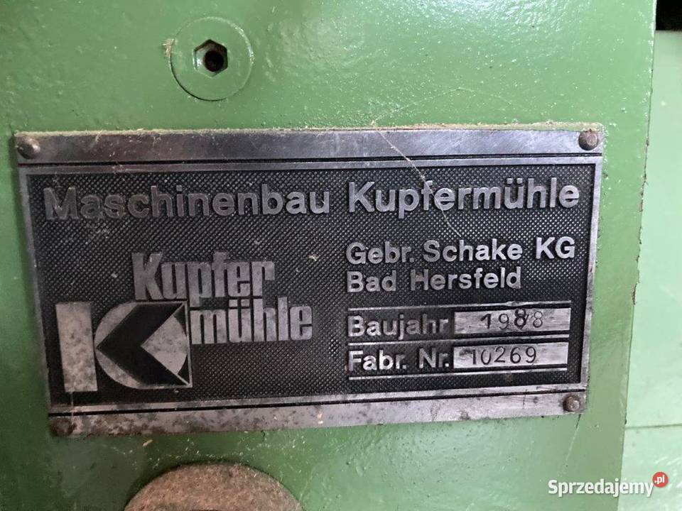 Strugarka dwustronna KUPFERMUHLE Wejherowo