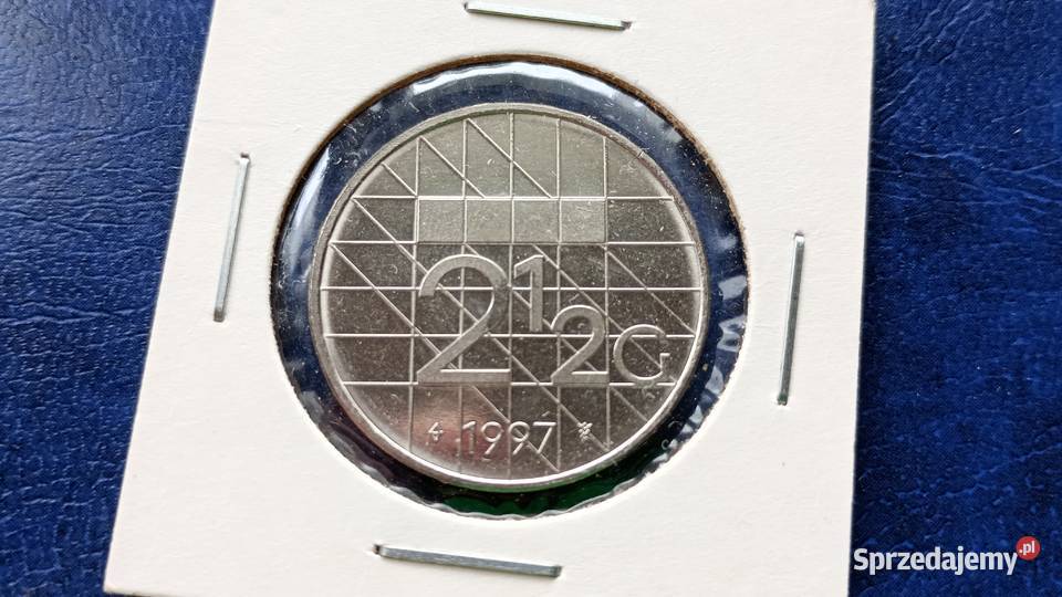 Stare monety 2 12 gulden 1997 Holandia Lesko
