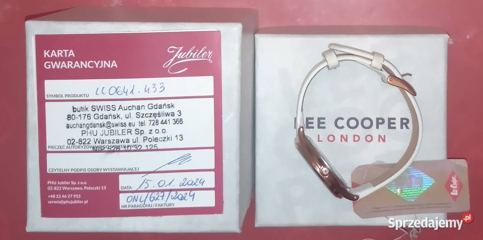 606 Zegarek damski Lee Cooper gwarancja mazowieckie