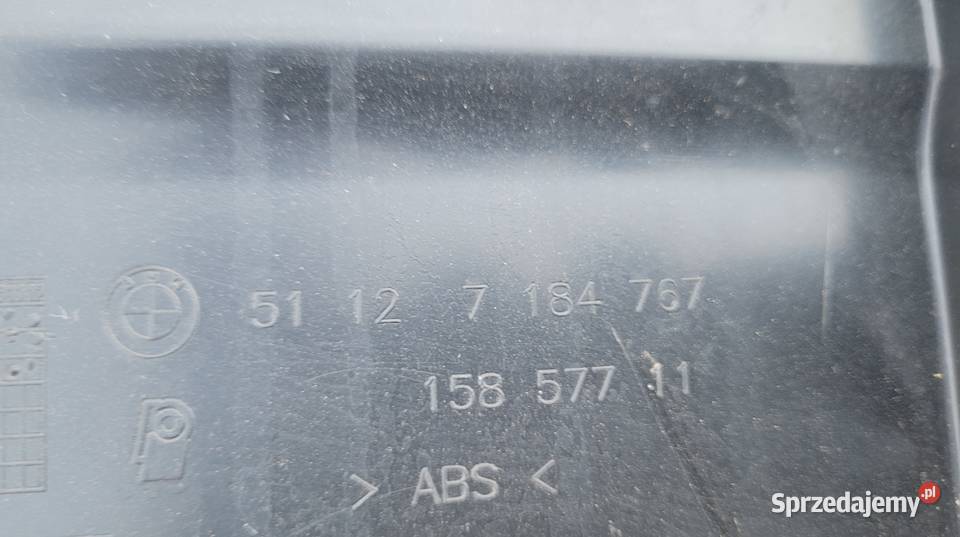 ŚLIZG ZDERZAKA LEWY TYŁ TYLNY BMW F10 Ruda Śląska