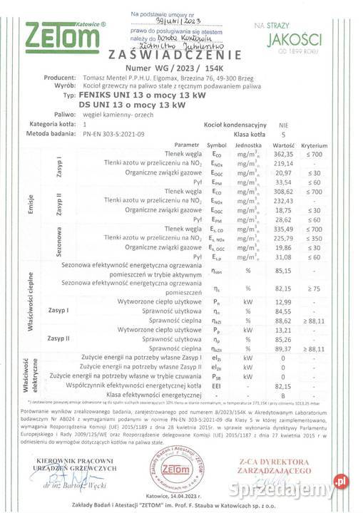 KOCIOŁ Weglowy 13 kW Klasa 5 Piece KOTŁY Węglowe Kotły i Piece CO Katowice sprzedam