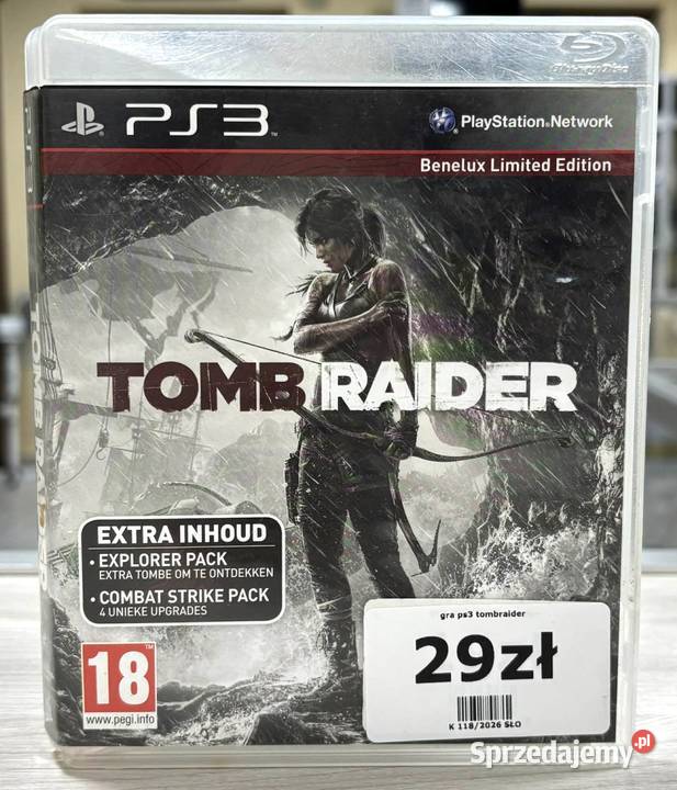 Gra 3 TombRaider Sony Playstation 3 Gry na konsole Kultura i Rozrywka Elbląg