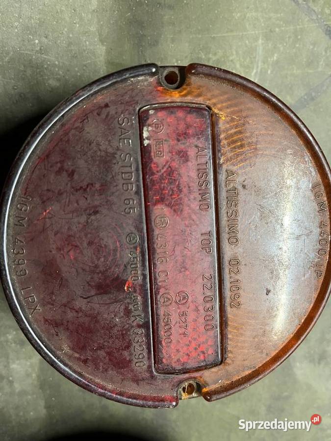 Lampy Fiat 850 lancia simca Krobia sprzedam