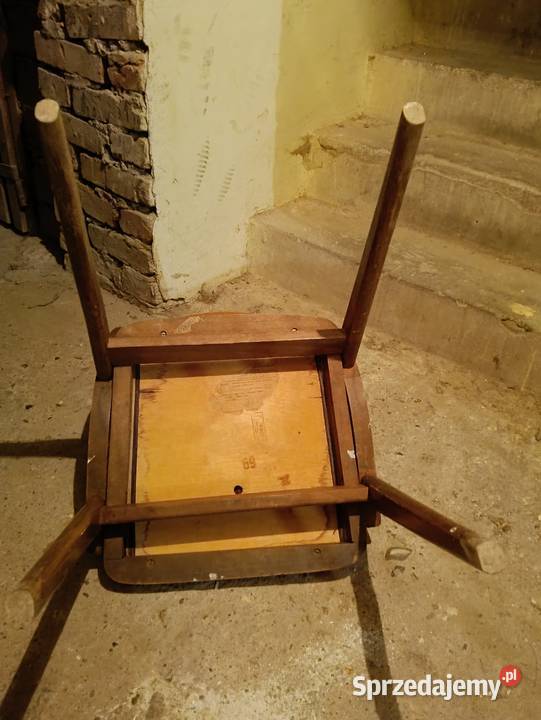 Krzesło skoczek PRL Głuchłaskie fabryki mebli Kraków sprzedam