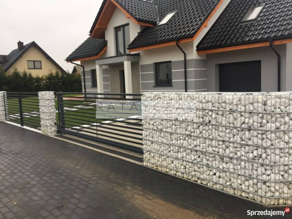 Gabion gabiony słup gabionowy 120x040m fi5mm Ogrodzenia i bramy
