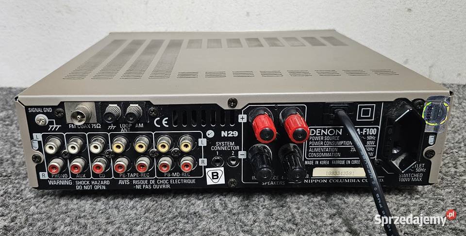 Amplituner stereo DENON DRAF100 PHONO wysyłka Kraków
