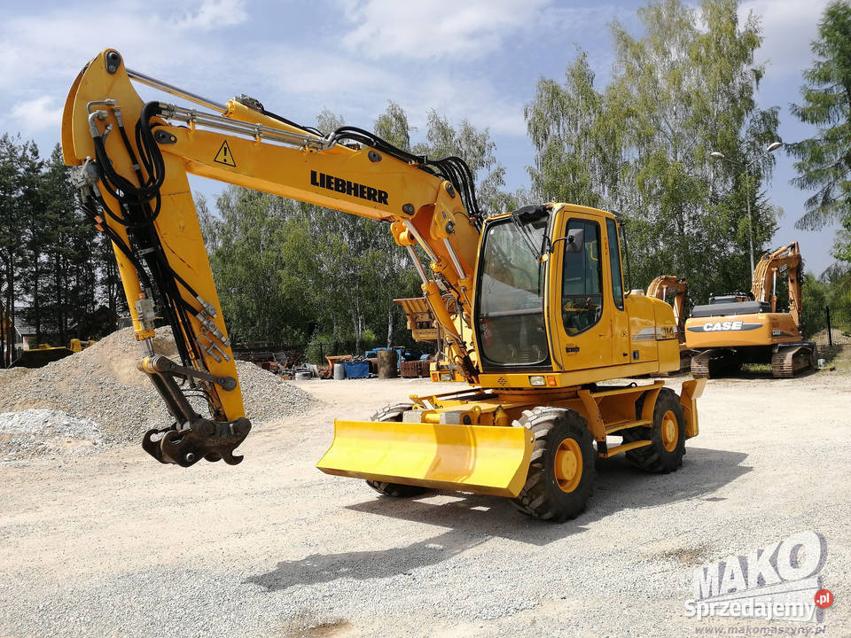 Koparka kołowa Liebherr A314 Litronic Kabina Motoryzacja Ostrowiec Świętokrzyski