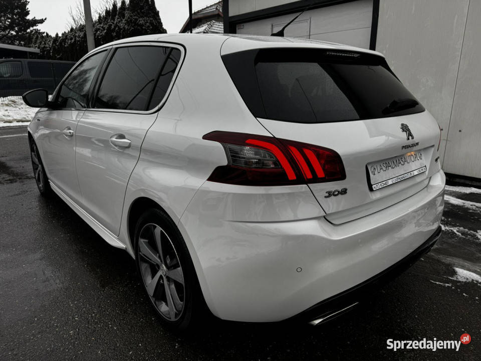 Peugeot 308 RatyZamianaGwarancja GTline biała światła przeciwmgielne Gdów