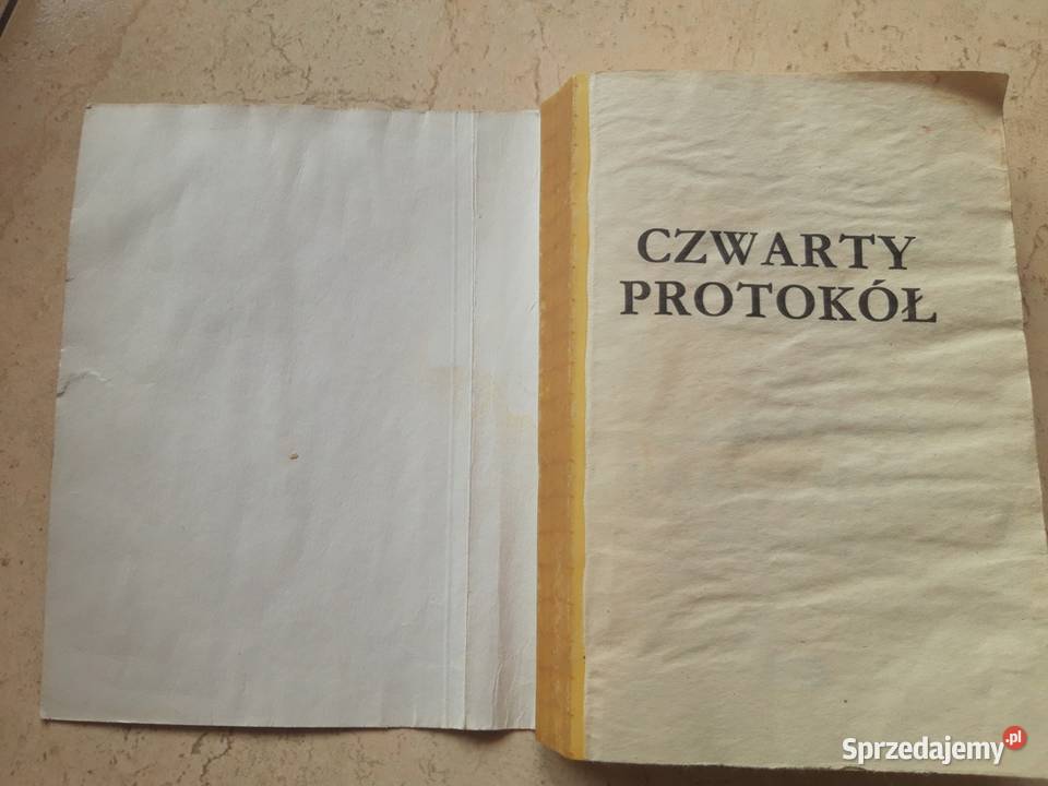 Czwarty protokół Frederick Forsyth wyd 1 Bielsko-Biała