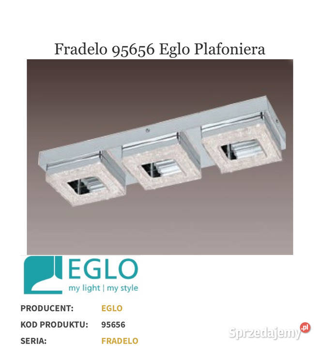 Lampy plafony firmy Eglo outlet Jaworzno