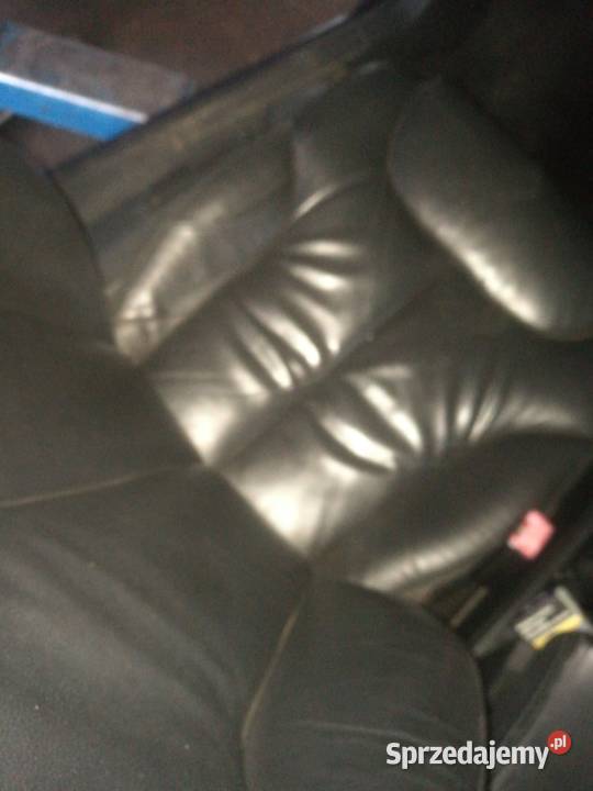 Fotele kanapy Skóra czarna Passat B6 Biłgoraj