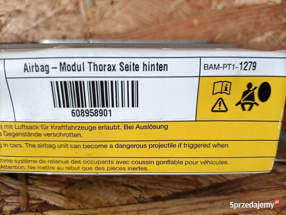 MERCEDES W212 PODUSZKA POWIETRZNA KANAPY LEWY Pleszew