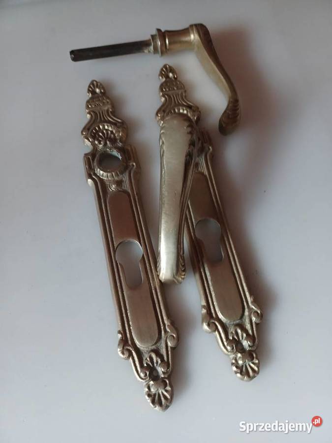 Mosiężne klamki z szyldami Poznań